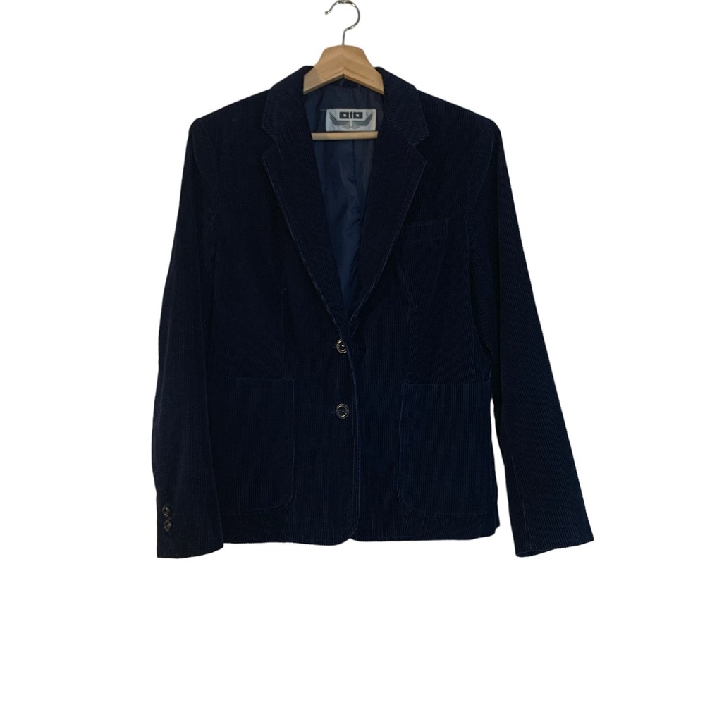 ATB Vintage Navy Corduroy Women’s Blazer Size 13